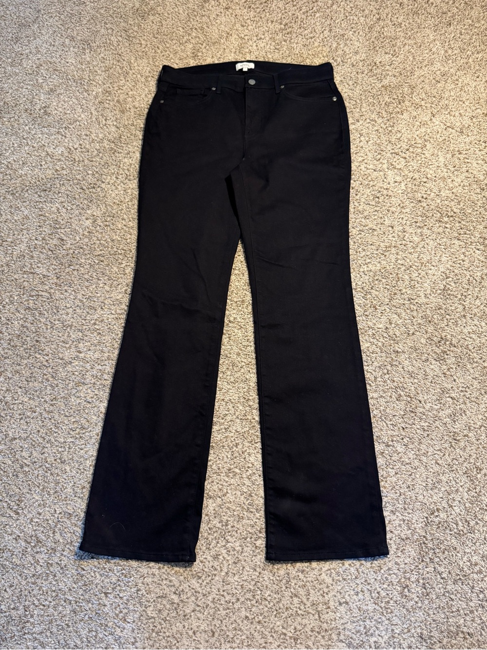 NYDJ Marilyn Straight Leg Black Women’s Jeans - 12